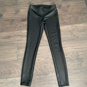 Express Black Faux Leather Leggings | Size XS | Mid rise